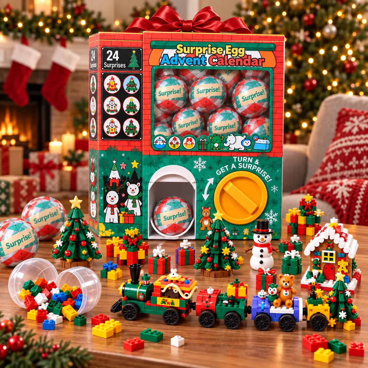 Centralshelf🎄🎅 2026 Christmas Capsule Building Blocks, Surprise Mini Building Set 🎁