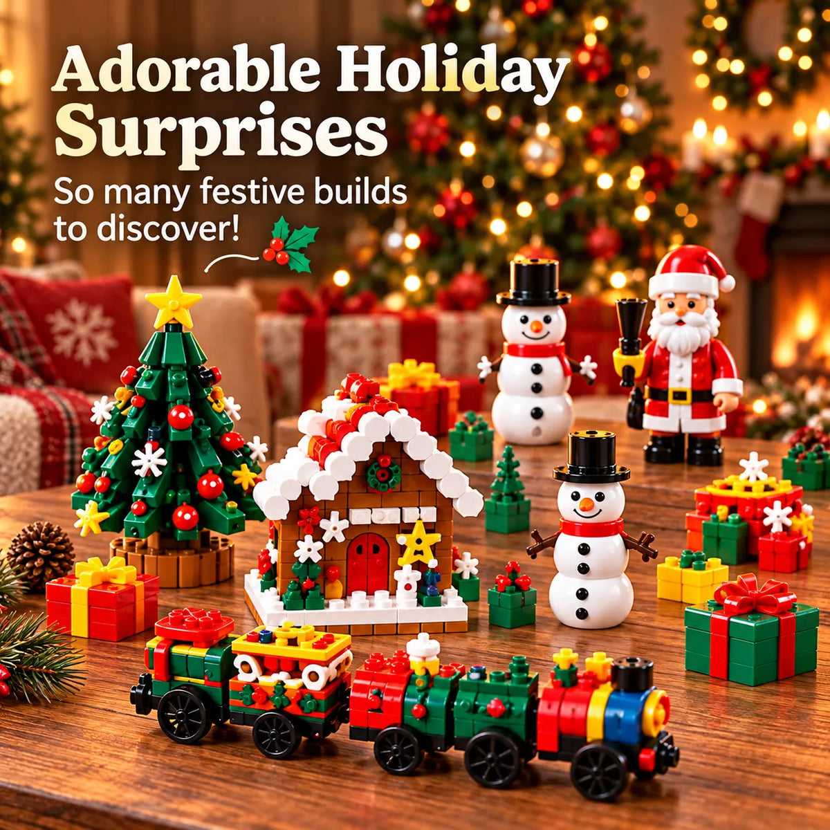 Centralshelf🎄🎅 2026 Christmas Capsule Building Blocks, Surprise Mini Building Set 🎁