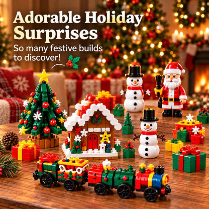 Centralshelf🎄🎅 2026 Christmas Capsule Building Blocks, Surprise Mini Building Set 🎁