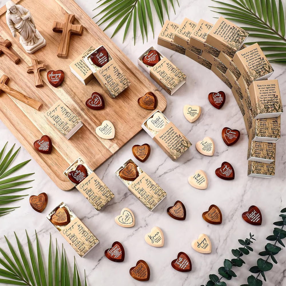 Embroiderym ⏳🔥Last Day 60% OFF ✝️ - 🎁 Christian Pocket Heart Gift Set(Set of 12)