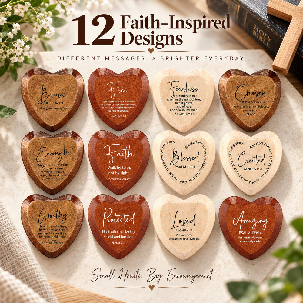 Embroiderym ⏳🔥Last Day 60% OFF ✝️ - 🎁 Christian Pocket Heart Gift Set(Set of 12)