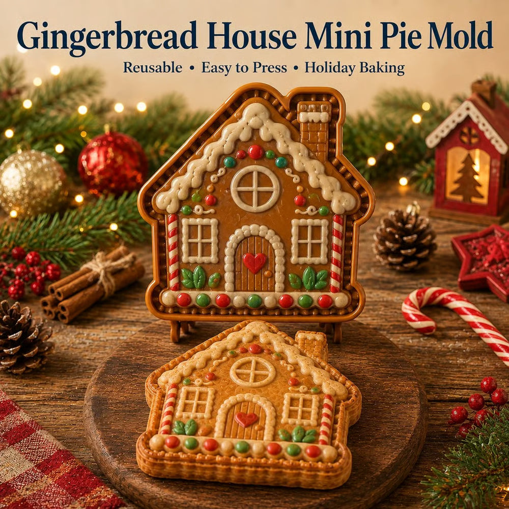 Embroiderym 🎄Only $4.99 Last Day Promotion!🍪Christmas Baking Moulds – 9 Festive Designs 🎄