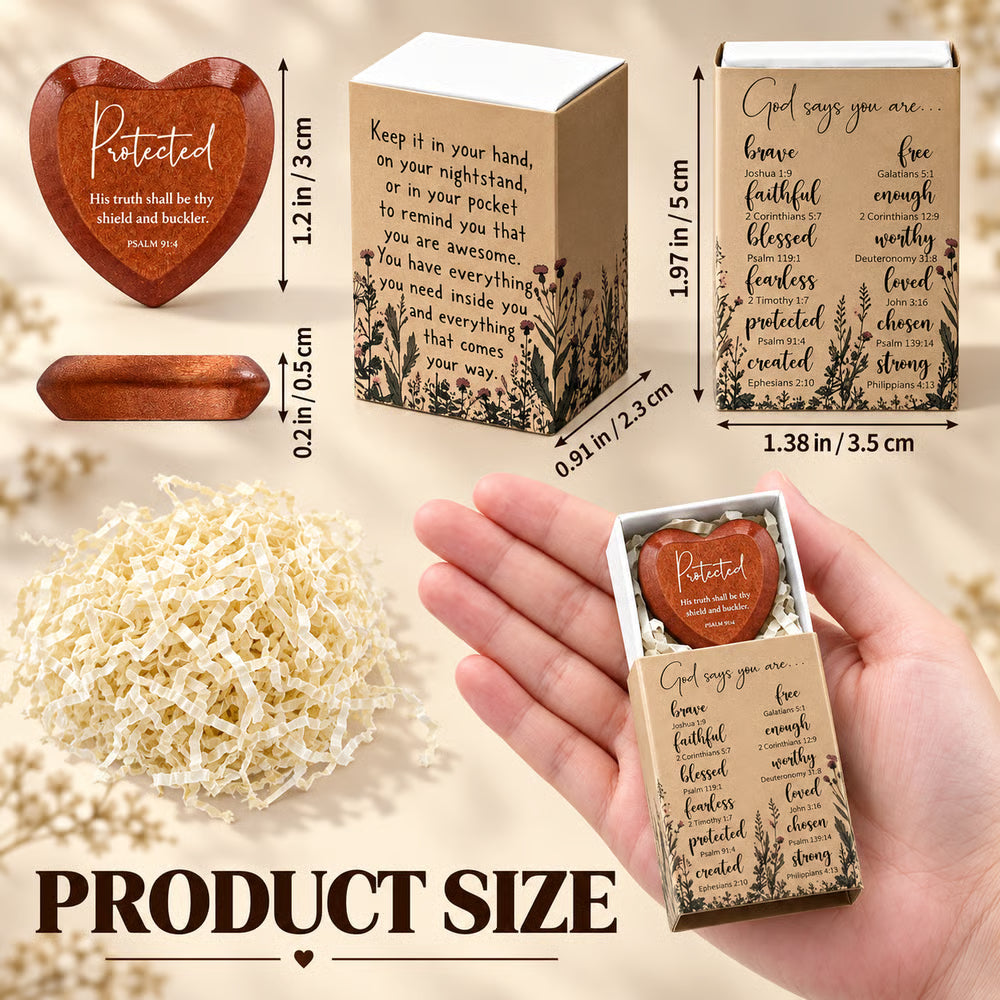 Embroiderym ⏳🔥Last Day 60% OFF ✝️ - 🎁 Christian Pocket Heart Gift Set(Set of 12)