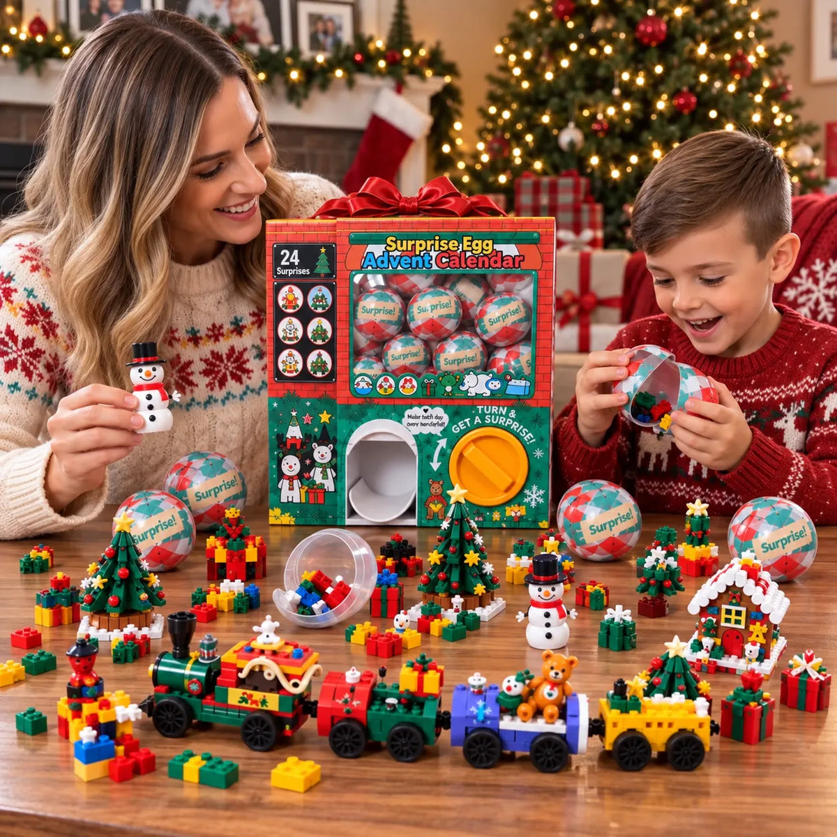 Centralshelf🎄🎅 2026 Christmas Capsule Building Blocks, Surprise Mini Building Set 🎁