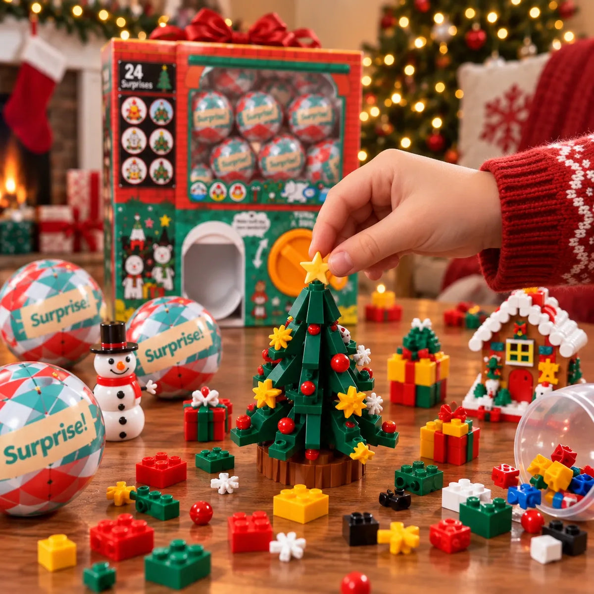 Centralshelf🎄🎅 2026 Christmas Capsule Building Blocks, Surprise Mini Building Set 🎁