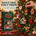 Metatoolskit🎄 24-Day Mini Christmas Ornament Advent Calendar | 24 unique festive buildable designs with hanging loops—perfect for decorating Christmas trees, wreaths, and holiday displays 🧱