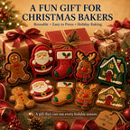 Embroiderym 🎄Only $4.99 Last Day Promotion!🍪Christmas Baking Moulds – 9 Festive Designs 🎄