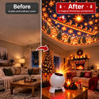 Marssirace 🎅 Turn Any Room Into a Christmas Wonderland – Holiday Projection Night Light