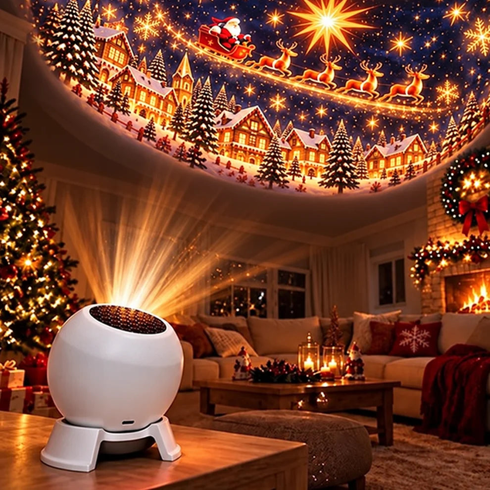 Marssirace 🎅 Turn Any Room Into a Christmas Wonderland – Holiday Projection Night Light