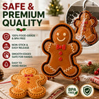 Embroiderym 🎄Only $4.99 Last Day Promotion!🍪Christmas Baking Moulds – 9 Festive Designs 🎄