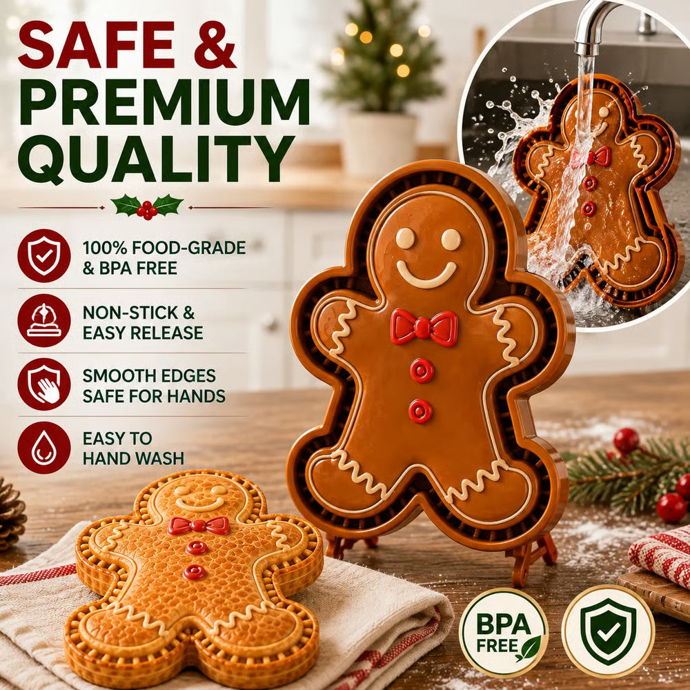 Embroiderym 🎄Only $4.99 Last Day Promotion!🍪Christmas Baking Moulds – 9 Festive Designs 🎄