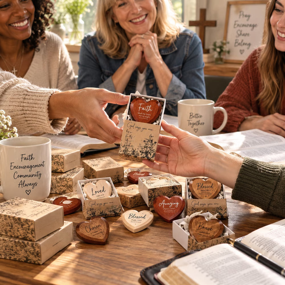 Embroiderym ⏳🔥Last Day 60% OFF ✝️ - 🎁 Christian Pocket Heart Gift Set(Set of 12)