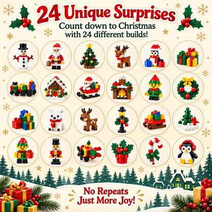Centralshelf🎄🎅 2026 Christmas Capsule Building Blocks, Surprise Mini Building Set 🎁