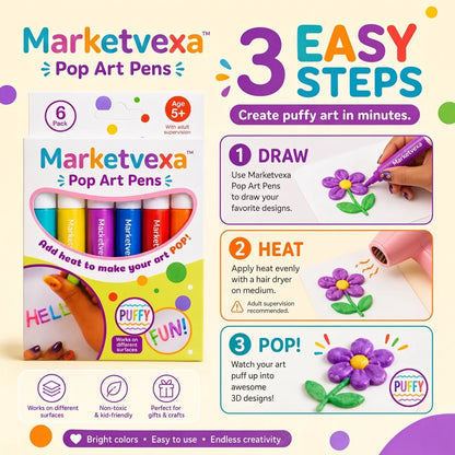 Metatoolskit 3D Relief Art Pen – Turn Flat Drawings Into Touchable 3D Art