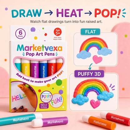 Metatoolskit 3D Relief Art Pen – Turn Flat Drawings Into Touchable 3D Art