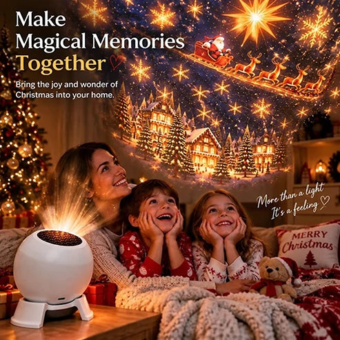 Marssirace 🎅 Turn Any Room Into a Christmas Wonderland – Holiday Projection Night Light